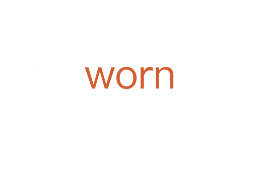 worn