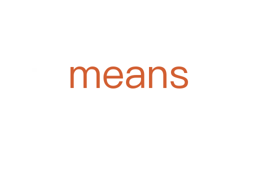 means