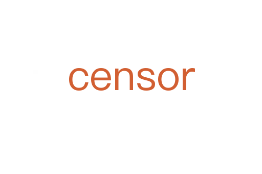 censor