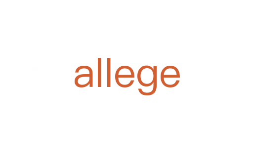 allege