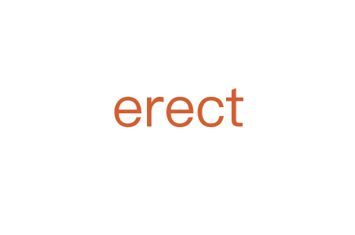 erect