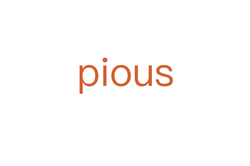 pious
