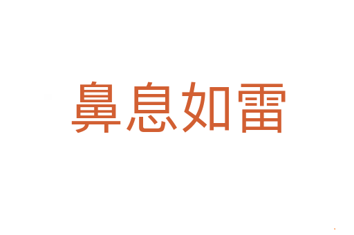 鼻息如雷