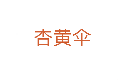 杏黄伞