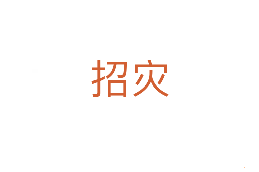 招灾