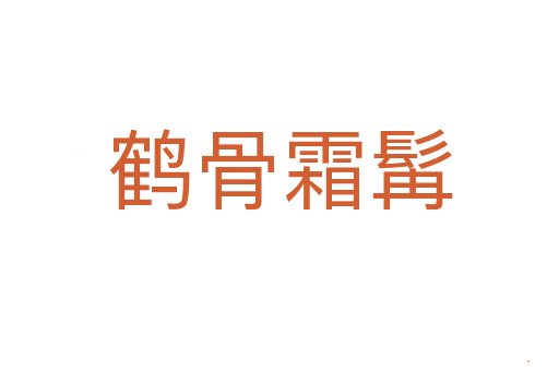 鹤骨霜髯