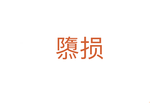 隳损