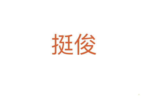 挺俊