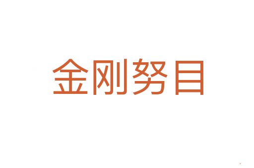 金刚努目