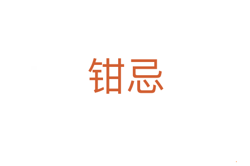 钳忌