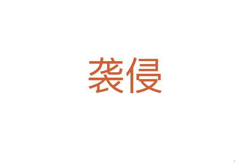 袭侵