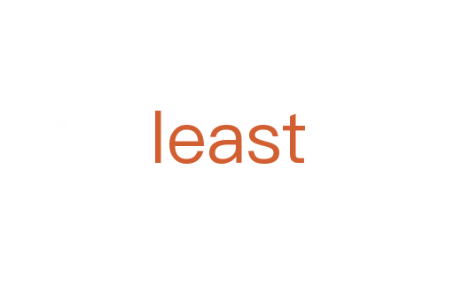 least
