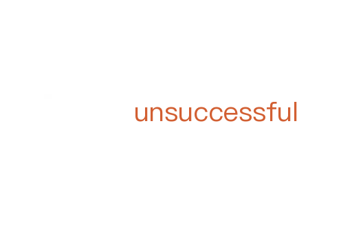 unsuccessful