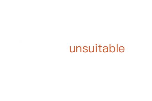 unsuitable