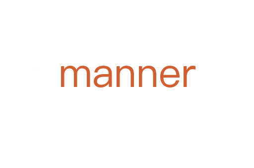 manner