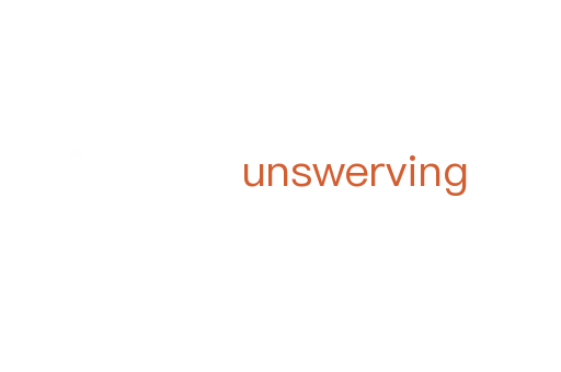 unswerving