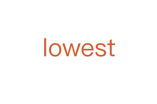 lowest