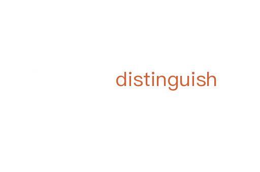 distinguish