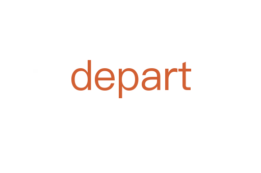 depart