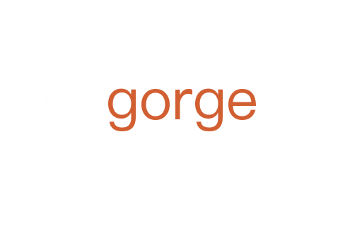 gorge