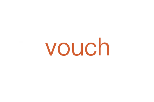 vouch