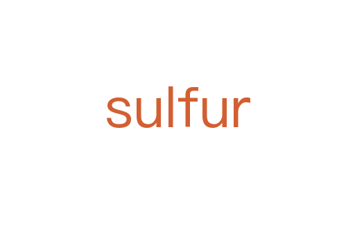 sulfur