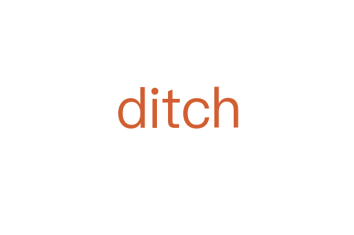 ditch