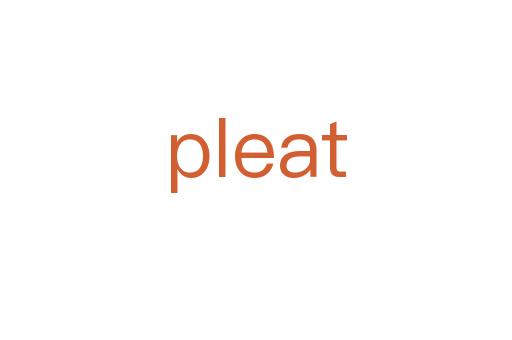 pleat