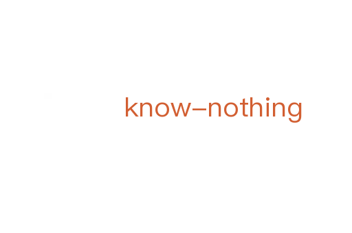 know-nothing