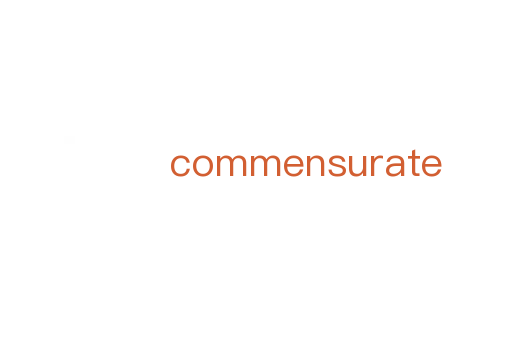 commensurate