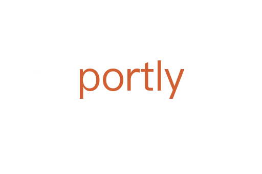 portly